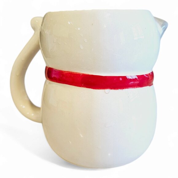 Dog Mug, Adorable Dog Shaped Ceramic Mug with Red Scarf, Cute Coffee or Tea Cup - Picture 4 of 5
